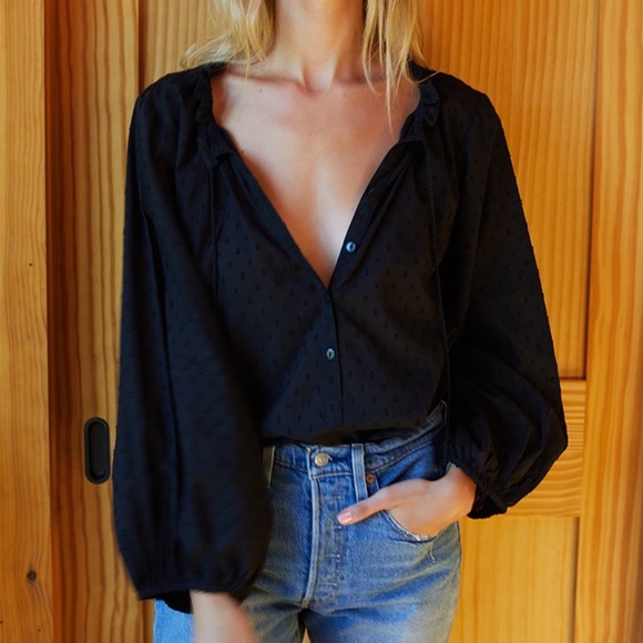 Emerson Fry Tops - Emerson Fry Bardot Top Tiny Diamonds